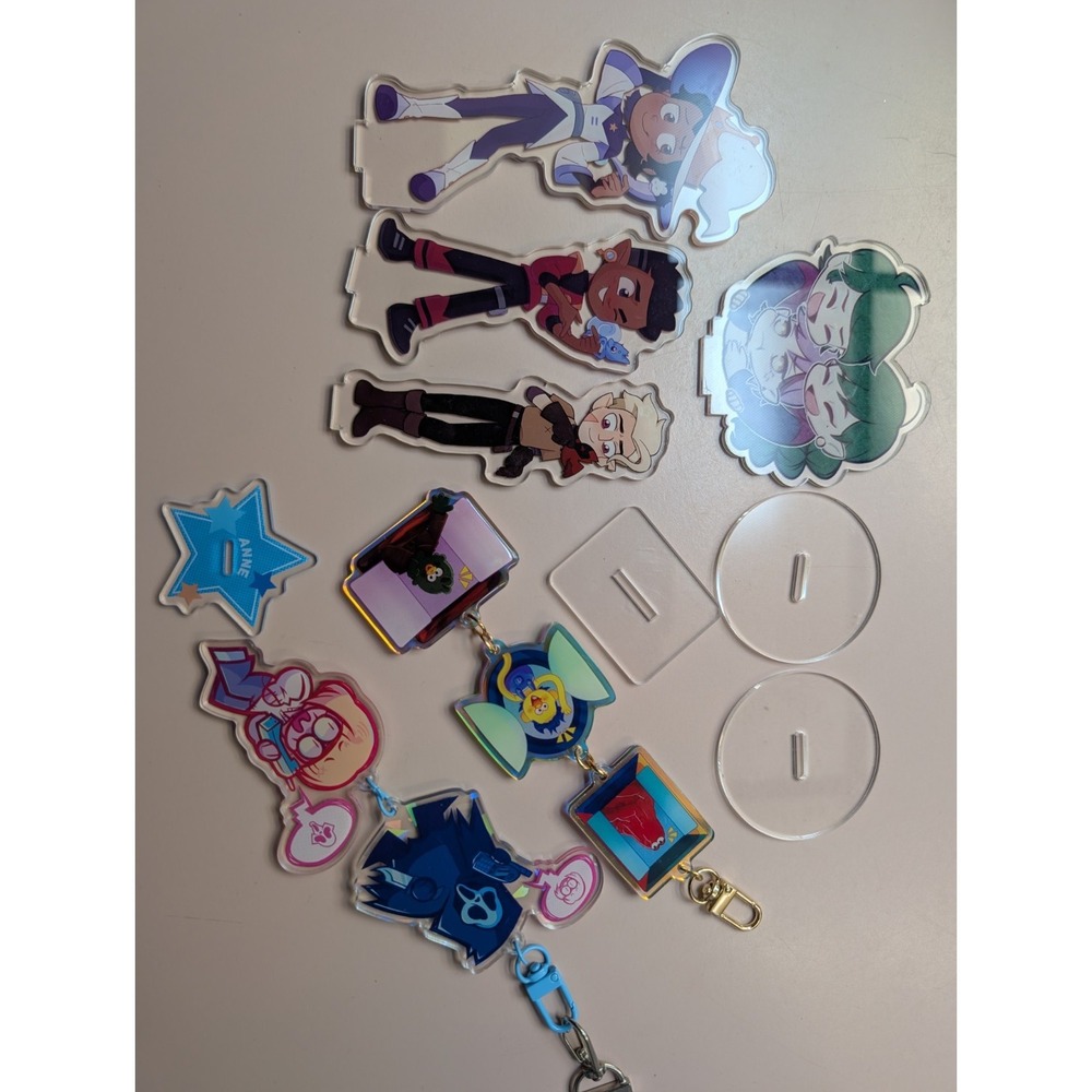 The Owl House and More Lumity luz noceda amity blight standee Acrylic Keychain